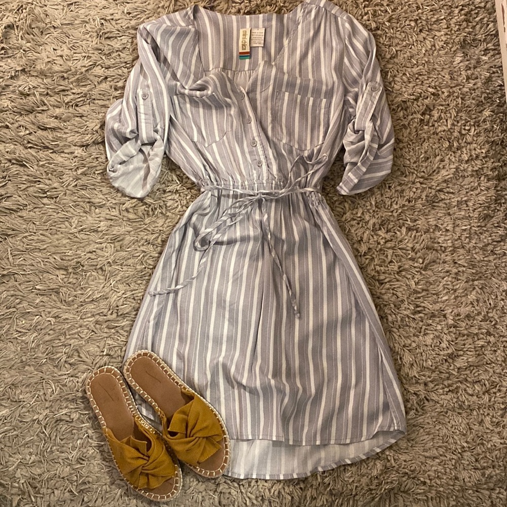 Mimi Chica Lightly used pin striped dress
